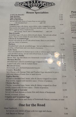Menu photo 6 Breakfast Club Mammoth Lakes, CA Menu photo 6 Breakfast Club Mammoth Lakes, CA