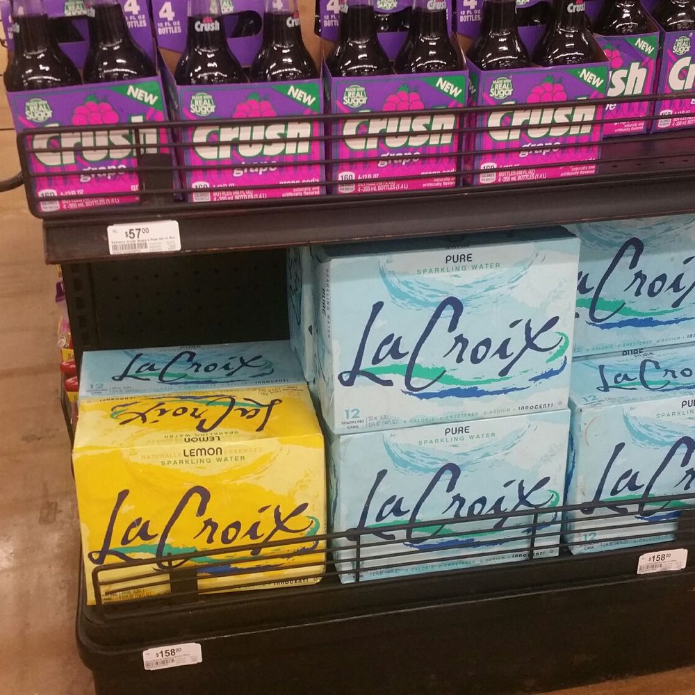 Most things are cheaper....but la Croix is not! Most things are cheaper....but la Croix is not!