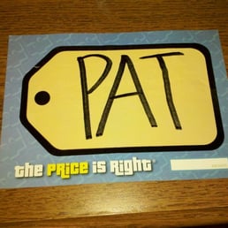 The cards they pass out for you to keep your nametag on afterwards. The cards they pass out for you to keep your nametag on afterwards.