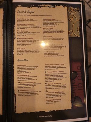 Menu photo 2 Firenze Ristorante Oakdale, CA