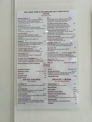 Menu photo 2 The Moody Vegan Los Angeles, CA Menu photo 2 The Moody Vegan Los Angeles, CA