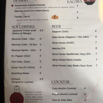 Ramen Kagawa - Menu - Drinks - Ramen Near Me - Phoenix, Arizona Ramen Kagawa - Menu - Drinks - Ramen Near Me - Phoenix, Arizona