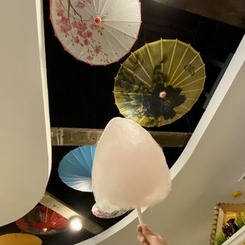 Choo Choo Train - Cotton candy surprise after the lovely dinner. - Conveyor Belt Sushi Near Me - Leonia, New Jersey