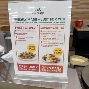 Euroland - Crepes made to order - International Grocery Near Me - Royal Palm Beach, Florida Euroland - Crepes made to order - International Grocery Near Me - Royal Palm Beach, Florida