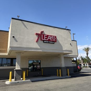 7 Leaves Cafe - The drive thru pickup area - Coffee & Tea Near Me - Garden Grove, California