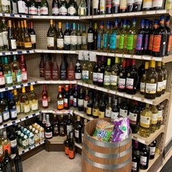 Bourque's Market - Lots of wine offerings