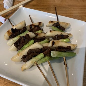 Kogi Korean Grill - Steak and rice cake skewers. - Korean Near Me - San Antonio, Texas Kogi Korean Grill - Steak and rice cake skewers. - Korean Near Me - San Antonio, Texas
