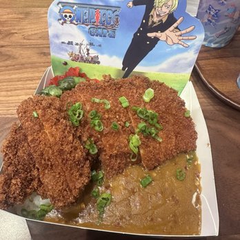 One Piece Cafe - Brook's Chicken Katsu Curry - Themed Cafes Near Me - Los Angeles, California
