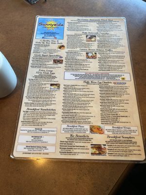Menu photo 1 Sunnyside Cafe & Restaurant Virginia Beach, VA