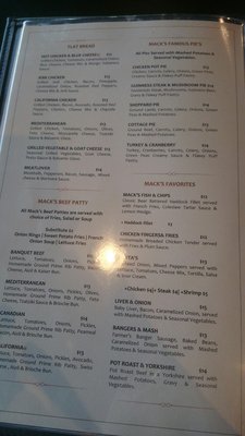 Menu photo 5 MacKenzie Pub Ajax, ON Menu photo 5 MacKenzie Pub Ajax, ON