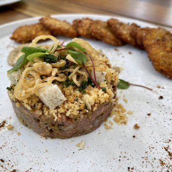 Wit & Wisdom Sonoma - PASTRAMI BEEF TARTARE (3/5) - New American Near Me - Sonoma, California Wit & Wisdom Sonoma - PASTRAMI BEEF TARTARE (3/5) - New American Near Me - Sonoma, California