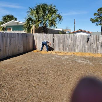 Service Irrigation Pros - Laying down a French drain for a Panama City Beach customer - Irrigation Near Me - Panama City, Florida Service Irrigation Pros - Laying down a French drain for a Panama City Beach customer - Irrigation Near Me - Panama City, Florida