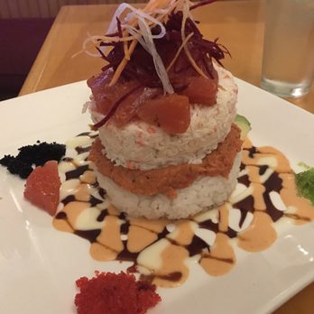 Midori Sushi - Tuna tower. All this for $15.95! - Japanese Near Me - Austin, Texas Midori Sushi - Tuna tower. All this for $15.95! - Japanese Near Me - Austin, Texas