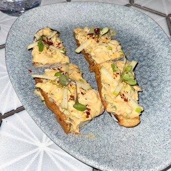 La Vie - Starters: Maryland Blue Crab Tartine - Cocktail Bars Near Me - Washington, DC, District of Columbia