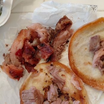 Spring Creek Barbeque - What it is supposed to be is lean meat... wich is what was ordered, what i got was a bun full of fat. This is so gross - Barbeque Near Me - Dallas, Texas