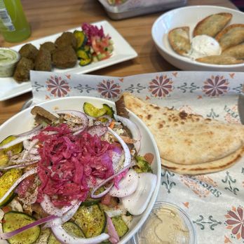 Spicy Feta - Mediterranean bowl, falafel, and samosas. - Greek Near Me - Saint Paul, Minnesota