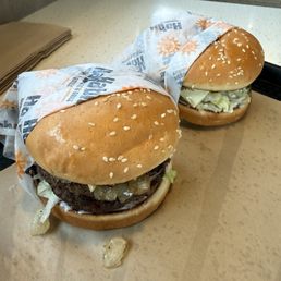 Double Char Teriyaki Char  4 bite burgers