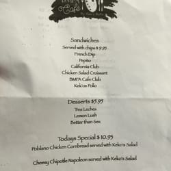 Bmfa Cafe By Kekos Bistro - Menu