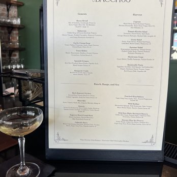 Chez Bacchus - Menu - New American Near Me - Long Beach, California Chez Bacchus - Menu - New American Near Me - Long Beach, California