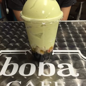 Boba Cafe - Fresh fruit smoothie Avocado with boba and rainbow jelly. Yum!! - Bubble Tea Near Me - Ewa Beach, Hawaii Boba Cafe - Fresh fruit smoothie Avocado with boba and rainbow jelly. Yum!! - Bubble Tea Near Me - Ewa Beach, Hawaii
