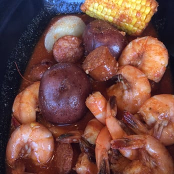 Crab Boil & Things - 1 lb of shrimp, potatoes, corn & sausage with appetizers were good enough for 3 people. - Cajun/Creole Near Me - Concord, California