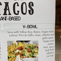 Sanctuary V-Tacos - V-bowl Ingredients