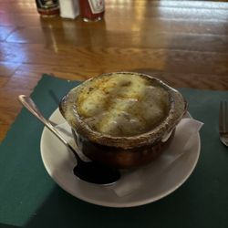 Blairstown Inn - French onion soup. Yum!