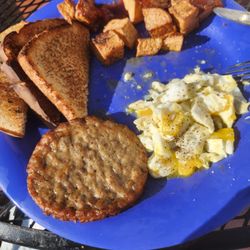 Molly O's - Egg over medium, toast, and home fries.