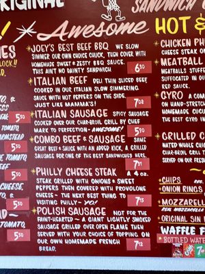 Menu photo 3 Original Joey's Place Charleston, IL Menu photo 3 Original Joey's Place Charleston, IL