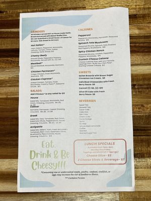 Menu photo 6 Cheesy Pint Pizzeria Columbia, SC