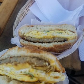 Metro Star Coffee Shop - Breakfast sandwich bun with sausage, egg, and cheese. - Coffee & Tea Near Me - East Elmhurst, New York Metro Star Coffee Shop - Breakfast sandwich bun with sausage, egg, and cheese. - Coffee & Tea Near Me - East Elmhurst, New York
