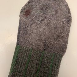 Daisy Nail and Spa - Blood by baby toe- also he was nicked by his ankle and bottom of foot