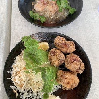 Ramenya - Chicken karage and Thai Noodle Salad - Ramen Near Me - Los Angeles, California