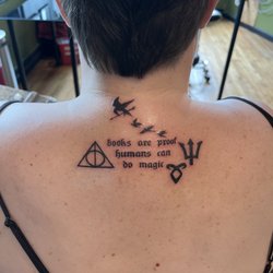 The Detroit Grand Tattoo Company - The Hunger Games, Divergent, Percy Jackson, Shadowhunters-the Angelic Rune,  Harry Potter & The Deathly Hollows
