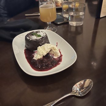 SALTLIK Calgary. - Chocolate molten cake. - Steakhouses Near Me - Calgary, Alberta
