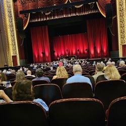 Stifel Theatre - Patrons filling in the seats Orchestea right center.