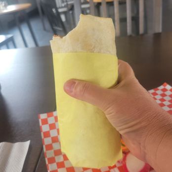 Taqueria El Rancho - Massive chorizo breakfast burrito - Mexican Near Me - Fullerton, California Taqueria El Rancho - Massive chorizo breakfast burrito - Mexican Near Me - Fullerton, California