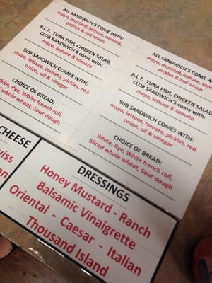 Menu photo 8 Vince's Deli Pasadena, CA