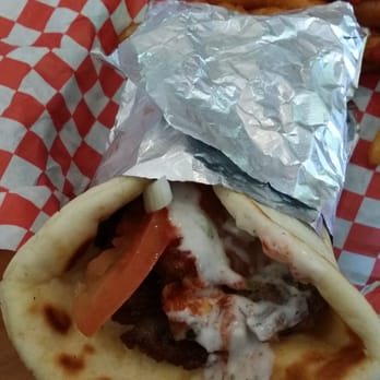 Dumar's Mediterranean Grill - Gyro (spicy) combo. So delish! - Mediterranean Near Me - Sugar Land, Texas Dumar's Mediterranean Grill - Gyro (spicy) combo. So delish! - Mediterranean Near Me - Sugar Land, Texas