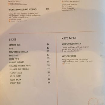 Dear Mom Cafe - Menu - Thai Near Me - Bend, Oregon