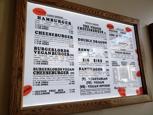 Menu photo 4 Burgerlords - Highland Park Los Angeles, CA