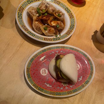 RAMEN-SAN - XOXO Shrimp & Pork Dumplings & Pork Belly Bun - Ramen Near Me - Chicago, Illinois RAMEN-SAN - XOXO Shrimp & Pork Dumplings & Pork Belly Bun - Ramen Near Me - Chicago, Illinois