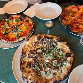 Dimo's Apizza - Wild Mushroom Pizza Margherita Pizza Spicy Pepperoni Pizza - Pizza Near Me - Portland, Oregon