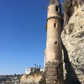 Victoria Beach - Pirate's Tower! I wish we could access the stairway :( - Beaches Near Me - Laguna Beach, California