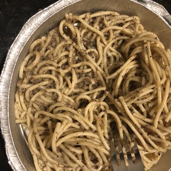 Coltivare - Spaghetti with black pepper. Took this photo as soon as we got home - Italian Near Me - Houston, Texas