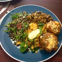 Red Roar - Stuffed mushrooms + 3 salads $12.90  beautiful food and super service