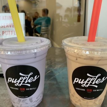 Puffles - Taro and Milk Tea - Desserts Near Me - Hollywood, Florida Puffles - Taro and Milk Tea - Desserts Near Me - Hollywood, Florida