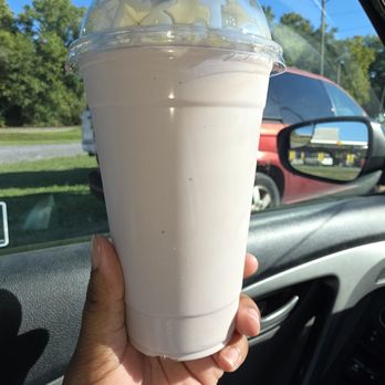 The Chill Spot - Grape Milkshake with Whip Cream - Shaved Ice Near Me - Attalla, Alabama