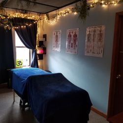 Moving Muscles Massage Therapy - Interior of the private massage room.