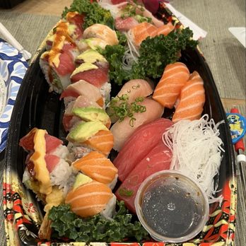 Toro Sushi By Jono's - Sushi boat on Valentines Day called "O-FISH-IALLY-YOURS" - Sushi Bars Near Me - Eastvale, California Toro Sushi By Jono's - Sushi boat on Valentines Day called "O-FISH-IALLY-YOURS" - Sushi Bars Near Me - Eastvale, California